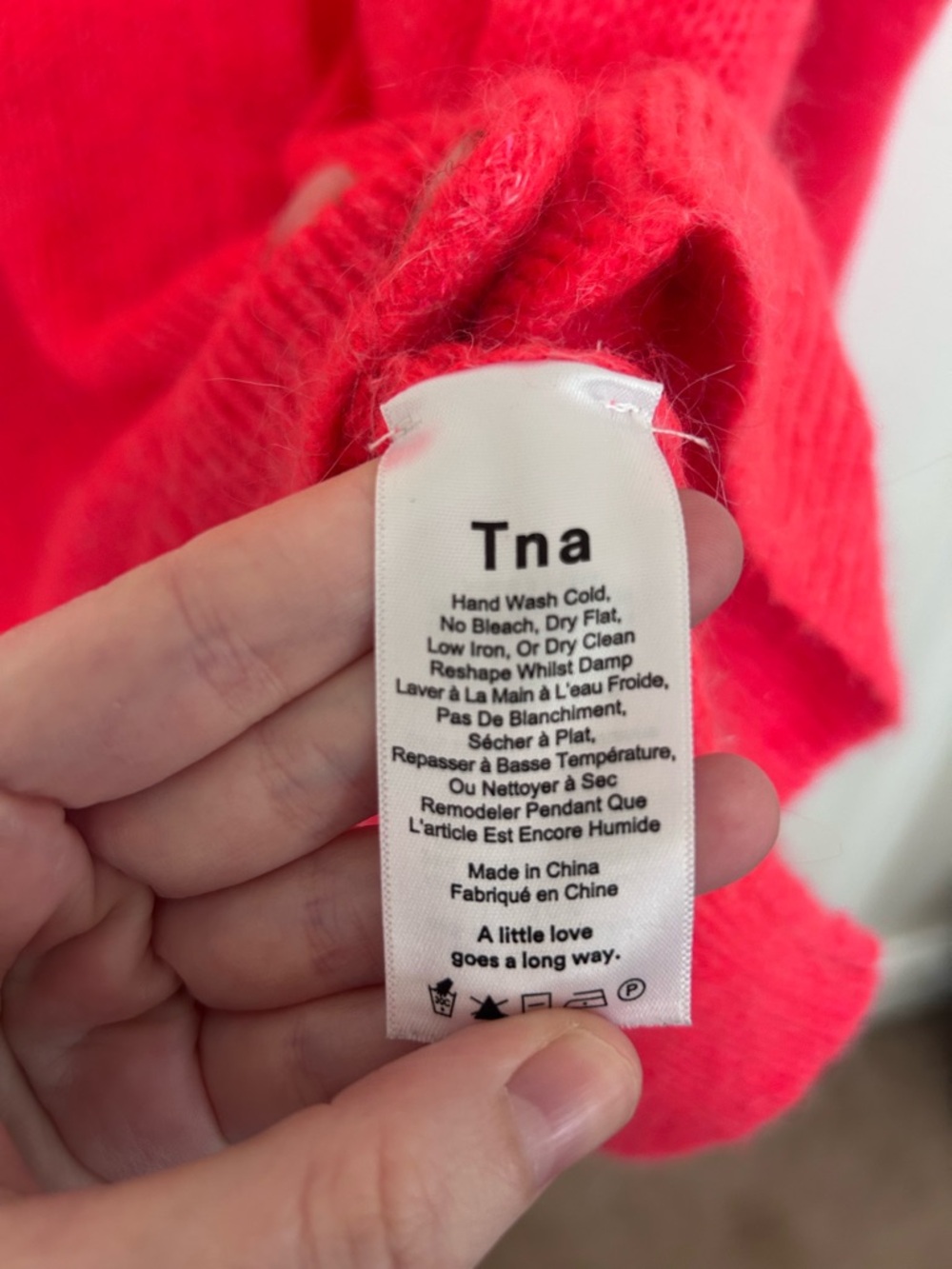 Vibrant Pink TNA Cardigan - Picture 5 of 6